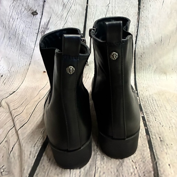 AK Anne Klein‎ Women’s Cara iFlex Black Zipper Heeled Boot Booties Size 9.5 GUC - Picture 5 of 10